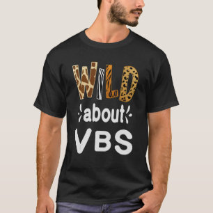 Wild Over VBS Vakantie Bijbel School Leopard Print T-shirt