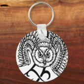 Wild Owl Sleutelhanger (Voorkant)