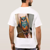 Wild OwL Tattoo Beauty T-shirt (Achterkant)