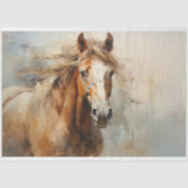 Wild Paard 4 Decoupage papier (Voorkant)