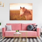 wild paard canvas afdruk (Insitu (Woonkamer))