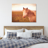 wild paard canvas afdruk (Insitu (Slaapkamer))