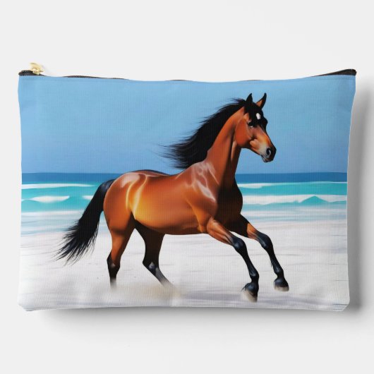 Wild Paard Galloping op een strand Etui (Voorkant)