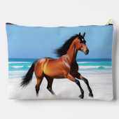 Wild Paard Galloping op een strand Etui (Achterkant)