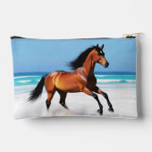 Wild Paard Galloping op een strand Etui (Achterkant)