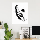Wild paard in galop - Vrijheid Poster (Thuiskantoor)