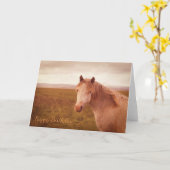 wild paard kaart (Gele Bloem)