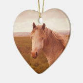  wild paard keramisch ornament (Links)