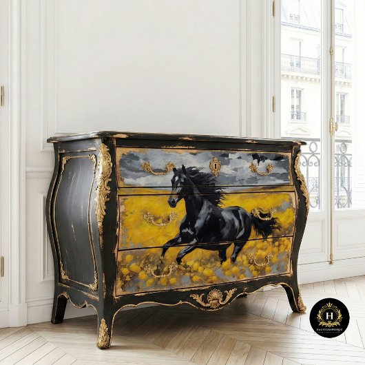 Wild Paard Mustang Rustieke Decoupage Tissuepapier