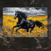 Wild Paard Mustang Rustieke Decoupage Tissuepapier