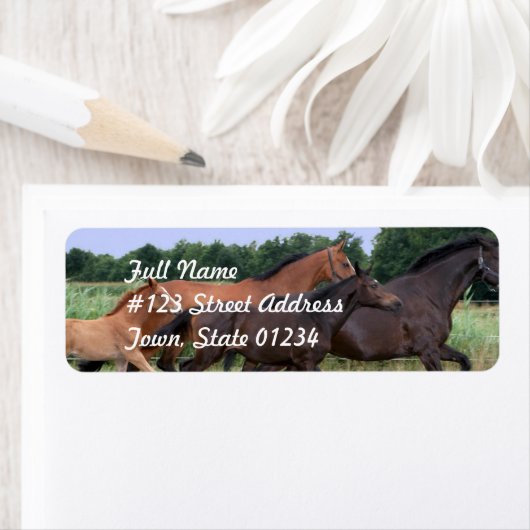 Wild Paard Retouradres Mailing Label (Insitu)