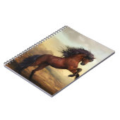 wild paard steigerend notitieboek (Linkerzijde)