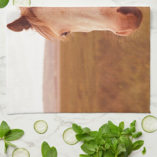  wild paard theedoek (Gevouwen)