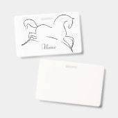 Wild Paard Thunder_Cove  Badge (Voor- en achterkant)