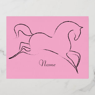 Wild Paard Thunder_Cove Folie Feestdagen Briefkaart