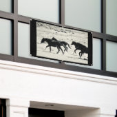 WILD PAARD VAN de Banner van UTAH MET (Buitenkant Gebouw)