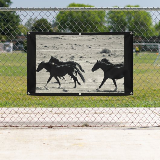 WILD PAARDEN VAN de Banner van UTAH met (Insitu)