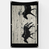 WILD PAARDEN VAN de Banner van UTAH met (Verticaal)