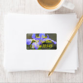 Wild Paars Iris Etiket (Insitu)