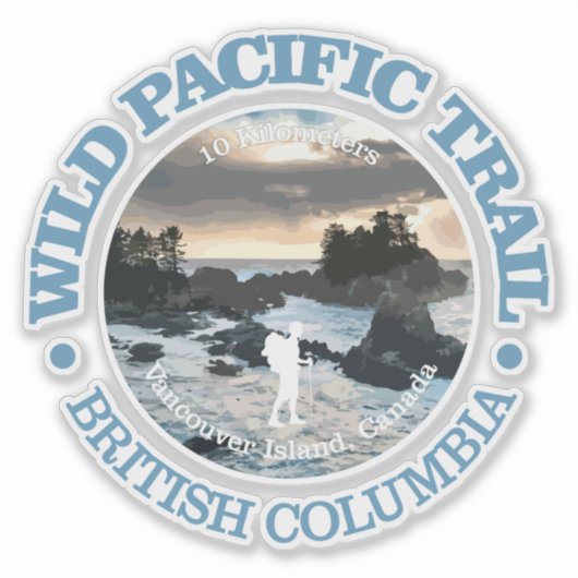Wild Pacific Trail (OBP) Sticker (Voorkant)