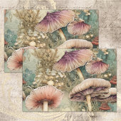 WILD PADDENSTOELBOS DECOUPAGE TISSUEPAPIER