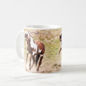 Wild Paint Horse Picasso Foto Coffee Tea Mok (Voorkant links)