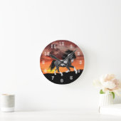 Wild Paint Paard Wandklok (Huis)