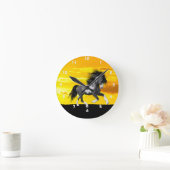 Wild Paint Paard Wandklok (Huis)
