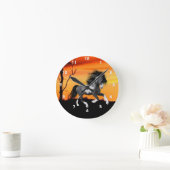 Wild Paint Paard Wandklok (Huis)