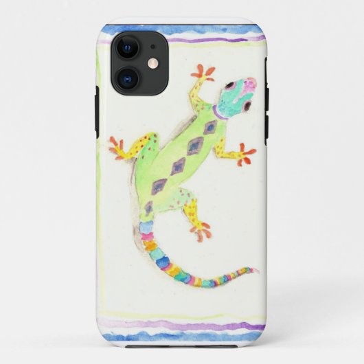 Wild Painted Lizard Case-Mate iPhone Case (Achterkant)