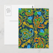 Wild Paisley Briefkaart (Voorkant / Achterkant)