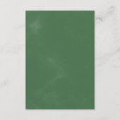 Wild Palm Wedding Weekend Schedule of Event Informatiekaartje (Achterkant)