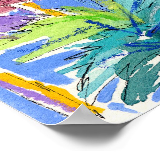 Wild Palms-poster Poster (Hoek)