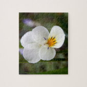 Wild Pansy Photo Puzzle met Gift Box Legpuzzel (Verticaal)