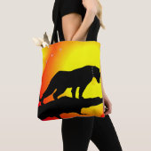 Wild Panther Canvas tas (Dichtbij)