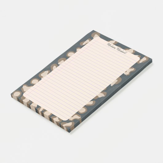 Wild  Panther Geïnspireerd Post-it® Notes (Schuin)