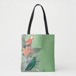 Wild Parrots Tropical Tote Bag