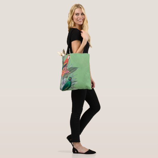 Wild Parrots Tropical Tote Bag (Op model)