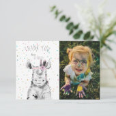 Wild Party Animal Dank u kaart (Staand voorkant)