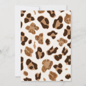 Wild Party Lion Verjaardag Kaart (Achterkant)