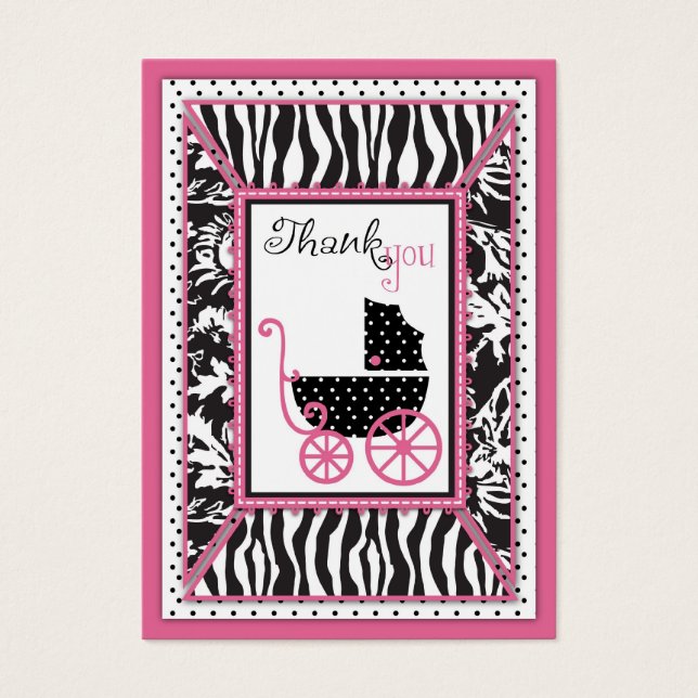 Wild Patchwork TY Notecard Visitekaartjes (Voorkant)