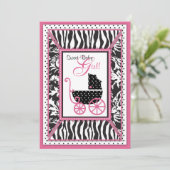 Wild Patchwork-uitnodiging Kaart (Staand voorkant)