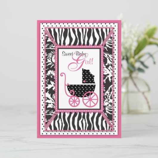 Wild Patchwork-uitnodiging Kaart (Staand voorkant)