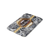 Wild Pattern Gold lips Gift Décor Beauty Girly Badmat (Gekanteld)
