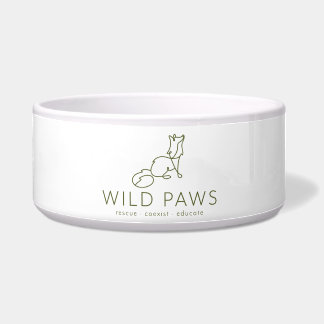 Wild Paws Keramische Voerbak voor Huisdieren (Groo Voerbakje