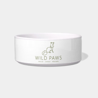 Wild Paws Keramische Voerbak voor Huisdieren (Midd Voerbakje