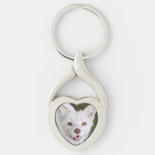 Wild Paws Kokos Metalen Sleutelhanger (Voorkant)