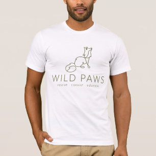 Wild Paws Mannen T-Shirt