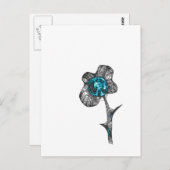 Wild Peace Flower Briefkaart (Voorkant / Achterkant)