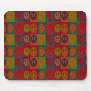 Wild Peace Signs - Mousepad Muismat